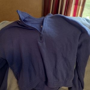 Blue Aerie half zip